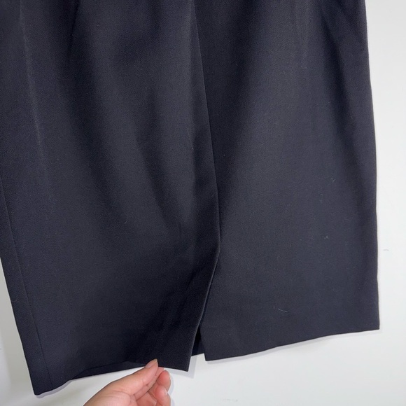 Vintage Women’s Yves Saint Laurent Encore Wool Black Pencil Skirt - Picture 4 of 9